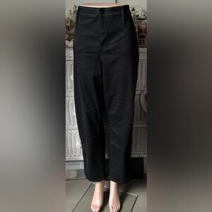 J. Crew 9” Vintage Slim Straight jeans Mid Rise Cotton in Black Plus Size 35